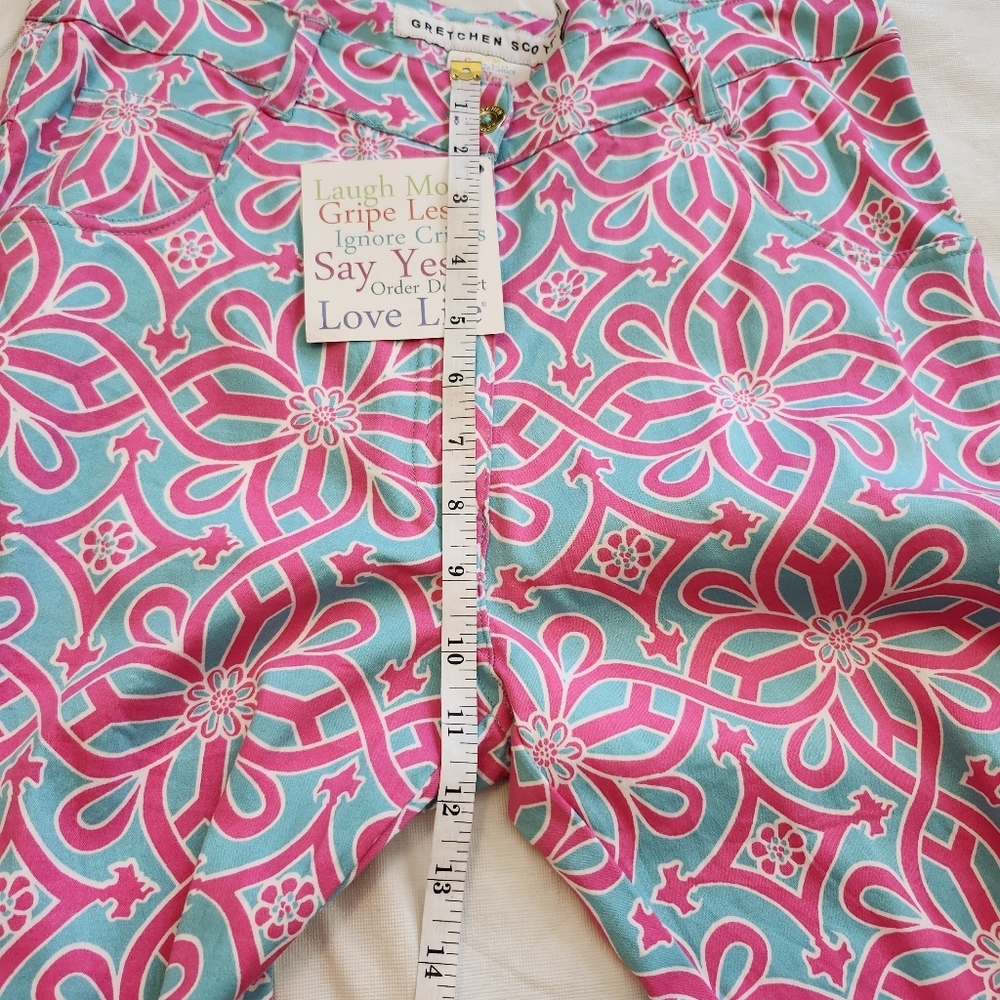 Gretchen Scott Size Large Colorful Patterned Pants - Picture 7 of 10